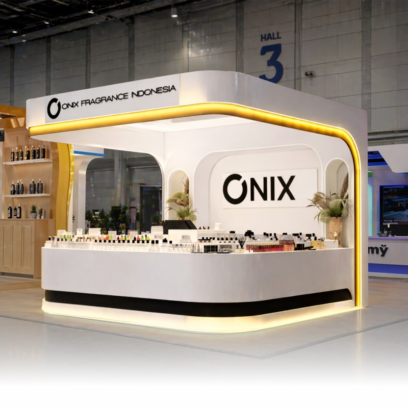 i099 - Booth 3x3 Onix - jasa pembuatan booth pameran jakarta bekasi tangerang bogor